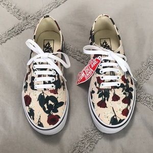 Rose Print Vans